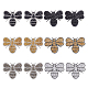 FINGERINSPIRE 12pcs Crystals Bee Patches Iron on Clothes Patches Rhinestone Appliques Patches For Clothes DIY-FG0001-38-1