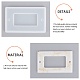 Molde de silicona de panel de enchufe rectangular DIY-OC0003-66-5