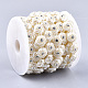 Hilo de guirnalda de cuentas de perlas de imitación de plástico abs AJEW-S073-34-3