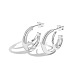 S925 Sterling Silver Stud Earrings EJEW-M241-03-1
