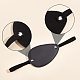 GORGECRAFT 4Pcs Eye Patches Pirate Costume Accessories Imitation Leather Single Eye 3D Adjustable Medical Eyepatch Pirate Style One-Eyed Patch for Adults FIND-GF0003-56-4