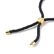 Bracelets coulissants en fil de nylon avec perles de zircone cubique réglables BJEW-JB06366-04-5