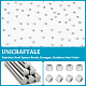 Unicraftale 80pcs 304 perles d'espacement en acier inoxydable STAS-UN0050-36-5