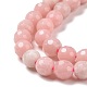 Chapelets de perles en opale rose naturelle G-E571-22A-4