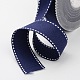 Grosgrain Polyester-Bänder für Geschenkpackungen SRIB-I001-016-371W-1