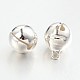 Silver Plated Iron Bell Charms IFIN-E653-18S-1
