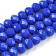 Opaque Solid Color Glass Beads Strands EGLA-A034-P8mm-D32-1