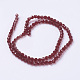 Faceted(32 Facets) Round Glass Beads Strands X-EGLA-J042-4mm-20-2