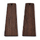 Colgantes de madera de wengué natural WOOD-T023-72-2