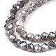 Chapelets de perles en verre électroplaqué&nbsp;EGLA-T021-03A-3