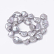 Cuentas perlas de concha de perla BSHE-Q033-01G-2