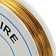 ラウンドクラフト銅線  ニッケルフリー  ゴールドカラー  22ゲージ  0.6mm  約26.24フィート（8m）/ロール X-CW0.6mm007-2