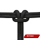 スタティックロープ  ナイロン  アウトドアロッククライミングロープ  ブラック  11つの内側コア  10.5mm 張力：25kn RCP-E001-10.5mm-01-1