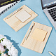 MAYJOYDIY 2pcs Wooden Sticky Note Holder Sticky Note Dispenser 7.8×5.5×0.4inch Memo Pen Notepad Holder Desktop Organizer for Office Desk Home School Office Supplies & Accessories WOOD-WH0001-07C-4