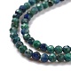 Brins de perles naturelles de chrysocolle et de lapis-lazuli G-D463-08A-3