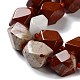 Chapelets de perles en jaspe rouge naturel G-C182-12-02-4