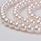 Eco-Friendly Dyed Glass Pearl Beads Strands HY-A008-6mm-RB091-3