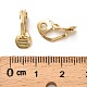 Латунные серьги с клипсами KK-F907-09G-3