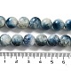 Brins de perles de pierre de glacierite de glace bleue naturelle G-G078-A01-03-5