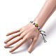 Adjustable Nylon Thread Braided Bead Bracelets BJEW-JB05177-02-5