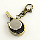 Rétro accessoires de porte-clés montre de tennis en alliage de raquette pour des porte-clés WACH-R009-035AB-2