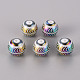 Electroplate Glass Beads EGLA-Q123-008A-3