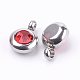 Trendy Original Color 304 Stainless Steel Grade A Rhinestone Charms RB-N030-01E-2
