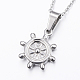 304 Stainless Steel Pendant Necklaces NJEW-G291-12-2