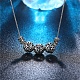 Eco-Friendly Electroplate Alloy Beaded Necklaces NJEW-AA00086-19AS-5