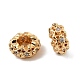 Латунные микро проложить кубического циркония бусы KK-C155-14G-2