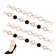 Ahandmaker 4 pcs chaînes de chaussures en perles FIND-GA0002-41-1