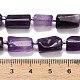 Natürliche Chevron-Amethyst-Perlenstränge&nbsp;G-F836-B05-01-5