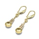 Brass Micro Pave Cubic Zirconia Earring Hooks KK-F795-02G-1