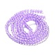 Spray Painted Crackle Glass Beads Strands CCG-Q002-4mm-04-5