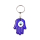 Porte-clés porte-clés bleu mauvais œil au chalumeau fait à la main KEYC-JKC00385-2