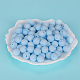 Round Silicone Focal Beads SI-JX0046A-62-3