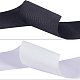 Benecreat 6.6 yarde 4 pollici di larghezza fascia elastica in maglia ad alta elasticità bianca e nera (3.3 yard / colore) EC-BC0001-02-100mm-4