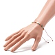 Set di bracciali con perline intrecciate in filo di nylon BJEW-JB06448-7