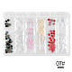 Accessoires strass résine nail art de décoration MRMJ-Q034-051G-2