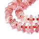 Natural Strawberry Quartz Beads Strands G-E569-J09-3