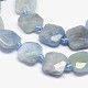 Chapelets de perles en aigue-marine naturelle G-P187-01-3