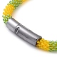 Collar de cuentas de crochet de vidrio NJEW-Z029-04F-2