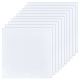 Olycraft 10 лист белый лист АБС-пластика 200x200x0.5 мм пластины из АБС-пластика жесткий пластиковый лист для архитектурных моделей песочный стол поставки материалов для строительных моделей DIY-WH0399-36A-1