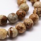 Chapelets de perles en jaspe avec images naturelles G-G736-27-10mm-3
