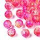 Transparent Crackle Acrylic Beads CACR-N002-07A-2