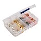 PandaHall Elite 4 Mixing Colors Brass Chain Extender And Lobster Claw Clasps Drop End for Craft 1 Box KK-PH0017-02-5