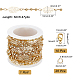 Chgcraft bricolage feuille chaîne bracelet collier maknig kit DIY-CA0005-12-2