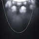 925 Sterling Silver Chain Necklaces NJEW-BB19826-2-4