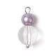 5шт прозрачные акриловые подвески PALLOY-JF03502-2