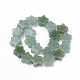 Verde naturale perline avventurina fili G-R451-08A-2